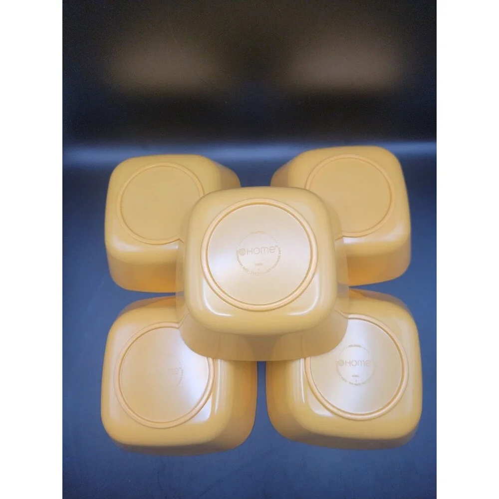 Target Home 6” Square Melamine Bowls Set/5 EXCELLENT Old Stock Discontinued
